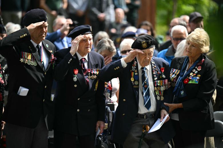 Los veteranos de la Segunda Guerra Mundial han sido los protagonistas de los actos conmemorativos del 80 aniversario del Día D