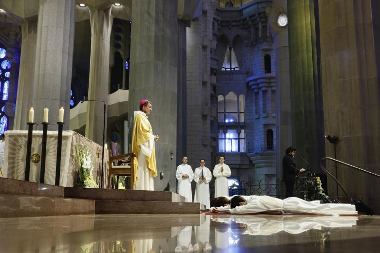 Ordenación diaconal en la Sagrada Familia de Barcelona