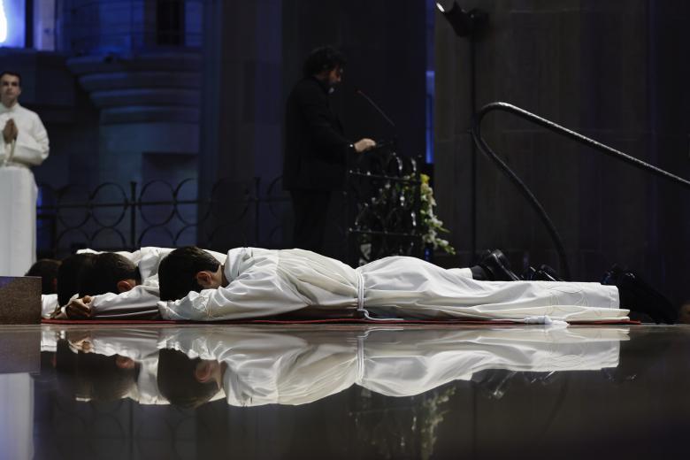 Ordenación diaconal en la Sagrada Familia de Barcelona