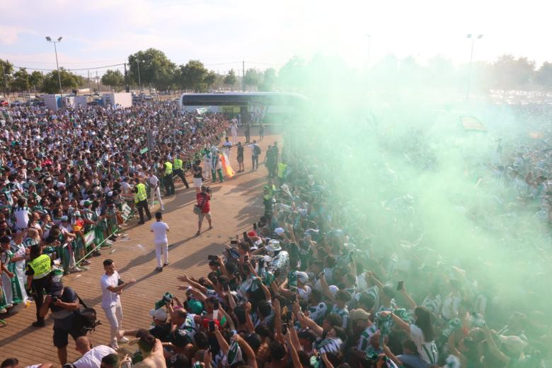 Así llegó el Córdoba CF a El Arcángel