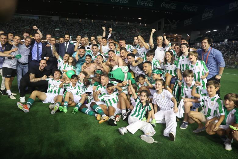 Así ha celebrado el Córdoba CF su ascenso a Segunda