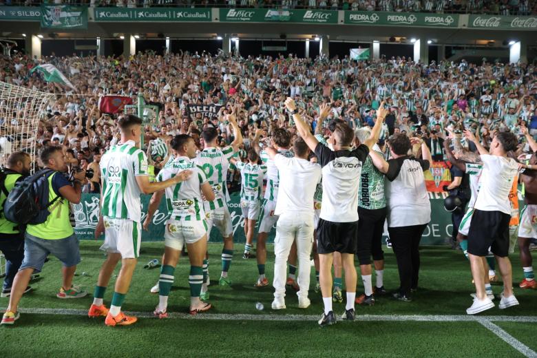 Así ha celebrado el Córdoba CF su ascenso a Segunda