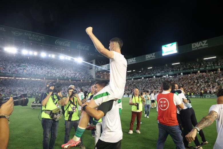 Así ha celebrado el Córdoba CF su ascenso a Segunda