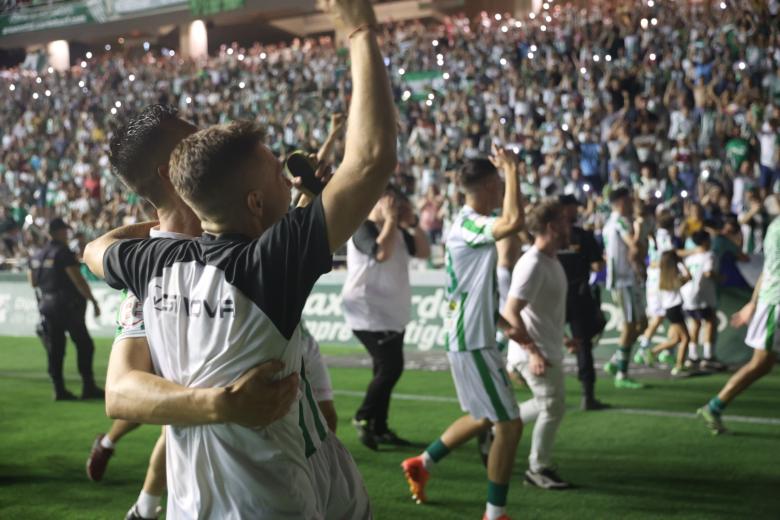 Así ha celebrado el Córdoba CF su ascenso a Segunda