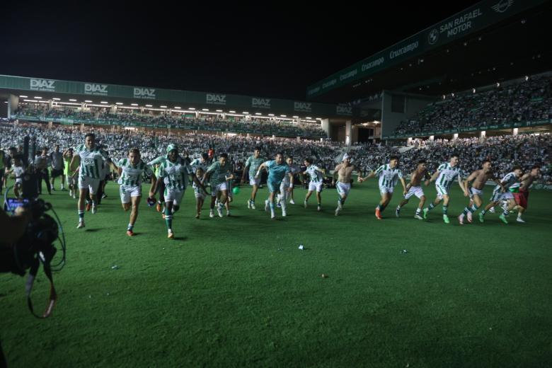 Así ha celebrado el Córdoba CF su ascenso a Segunda