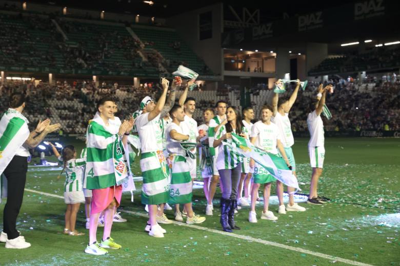 Así ha celebrado el Córdoba CF su ascenso a Segunda