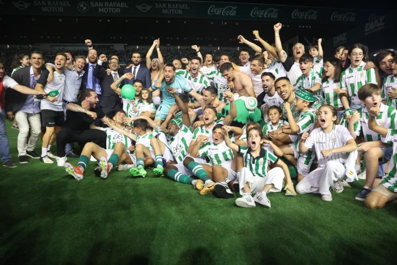 Así ha celebrado el Córdoba CF su ascenso a Segunda