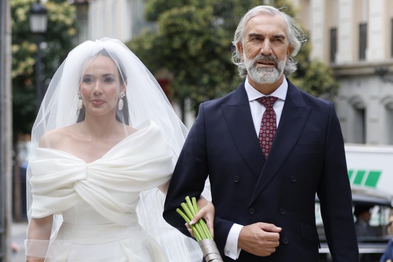during the wedding of Ana Moya and Diego Conde in Madrid on Saturday, 29 June 2024.