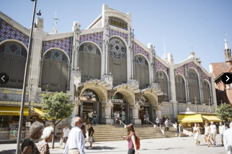 Fachada del Mercado Central de Valencia