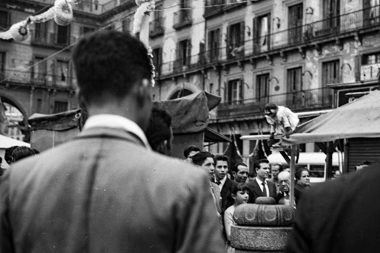 Verbena en la Plaza Mayor de Madrid