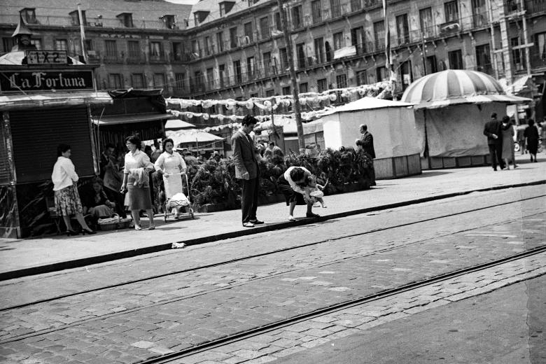 Verbena en la Plaza Mayor de Madrid