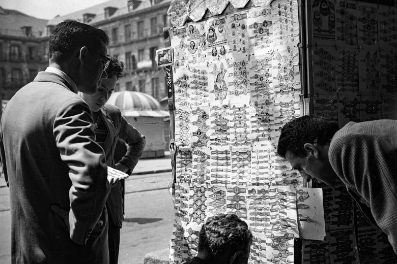 Verbena en la Plaza Mayor de Madrid