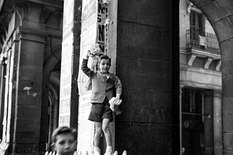 Verbena en la Plaza Mayor de Madrid