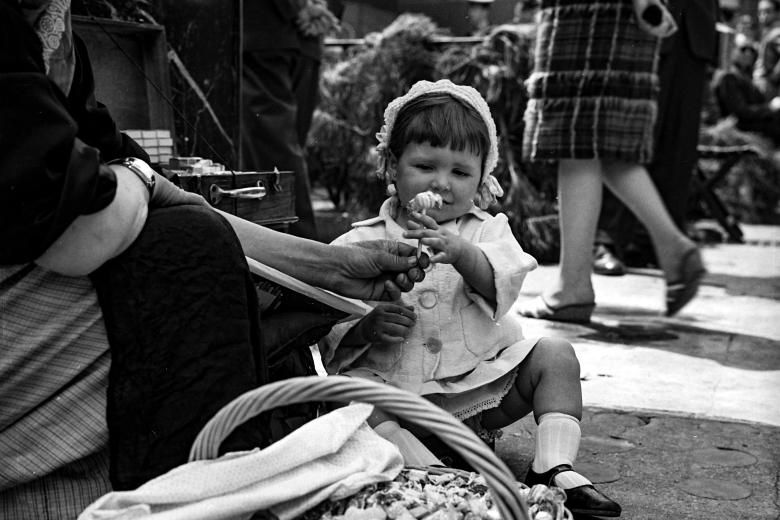 Verbena en la Plaza Mayor de Madrid