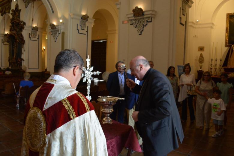 El obispo de Guadix preside una misa en la Quinta Angustia Francisco J. Orozco Córdoba