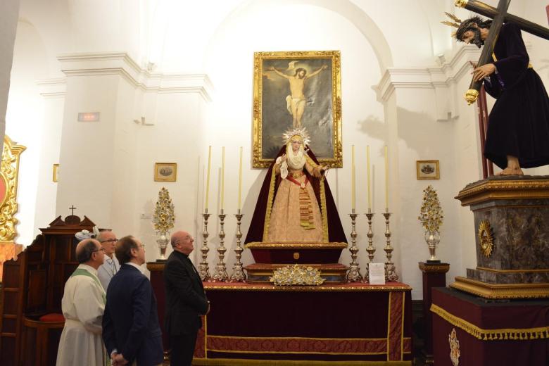 El obispo de Guadix preside una misa en la Quinta Angustia Francisco J. Orozco Córdoba