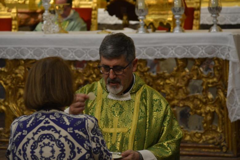 El obispo de Guadix preside una misa en la Quinta Angustia Francisco J. Orozco Córdoba