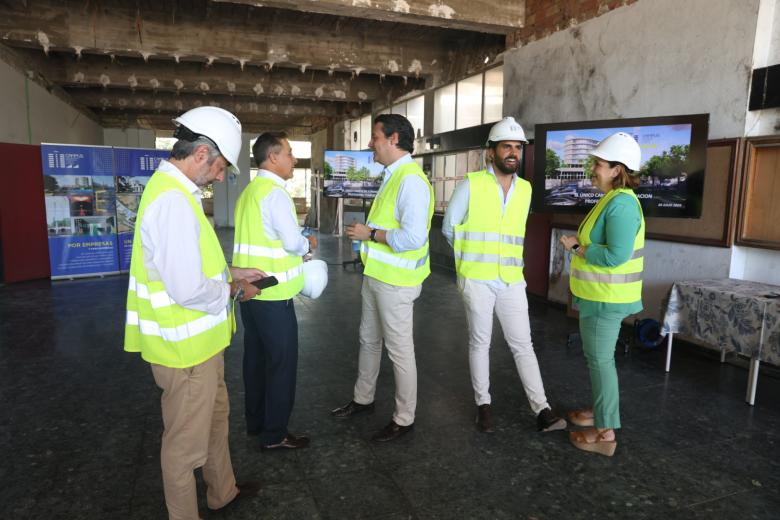 Visita a  las obras del Campus de Formación Profesional de Córdoba