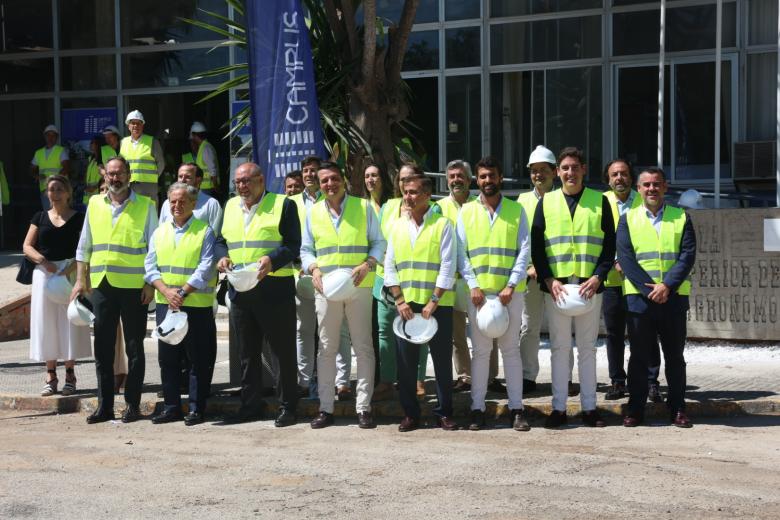 Visita a  las obras del Campus de Formación Profesional de Córdoba