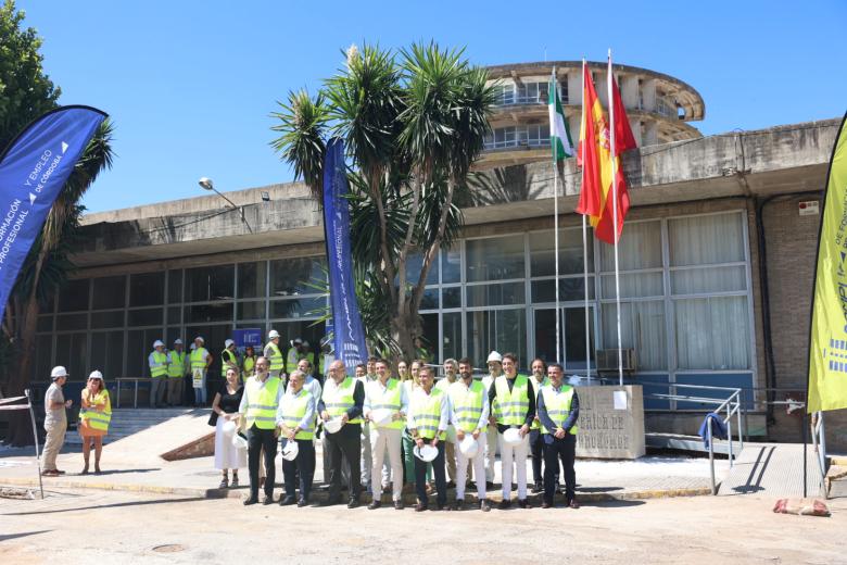 Visita a  las obras del Campus de Formación Profesional de Córdoba