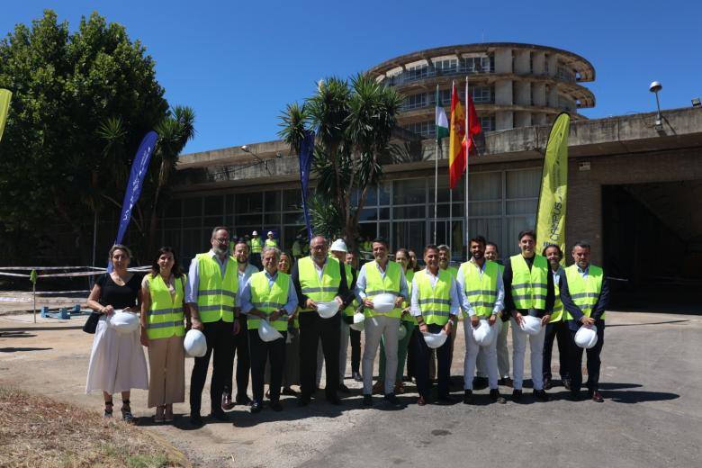 Visita a  las obras del Campus de Formación Profesional de Córdoba