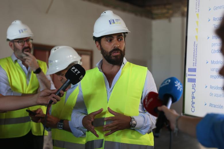 Visita a  las obras del Campus de Formación Profesional de Córdoba