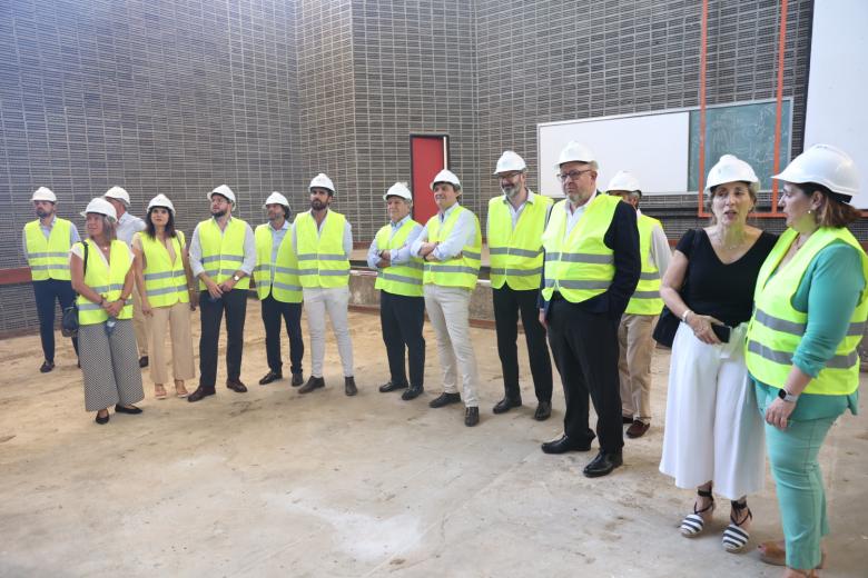 Visita a  las obras del Campus de Formación Profesional de Córdoba