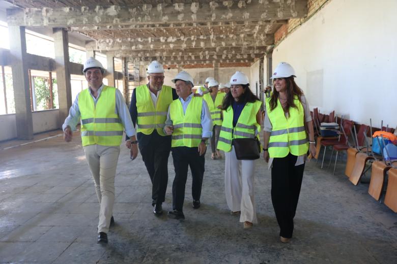 Visita a  las obras del Campus de Formación Profesional de Córdoba