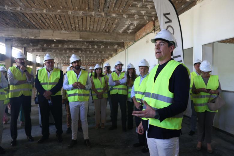 Visita a  las obras del Campus de Formación Profesional de Córdoba