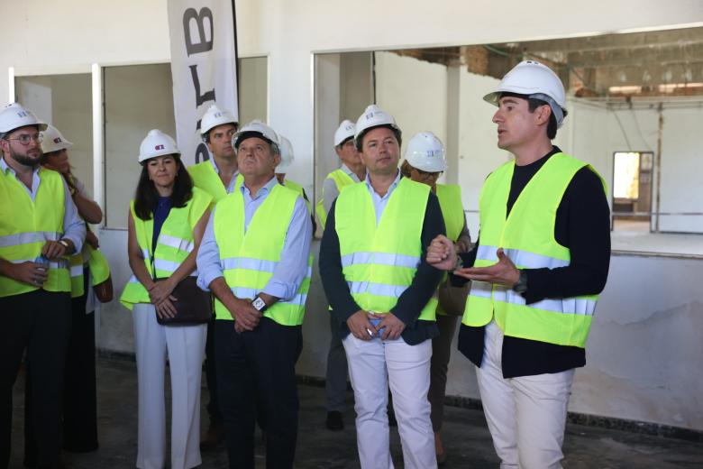 Visita a  las obras del Campus de Formación Profesional de Córdoba