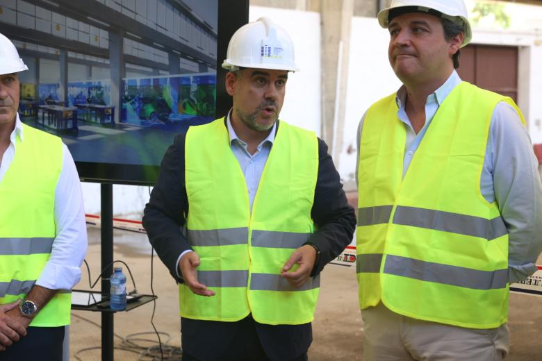 Visita a  las obras del Campus de Formación Profesional de Córdoba