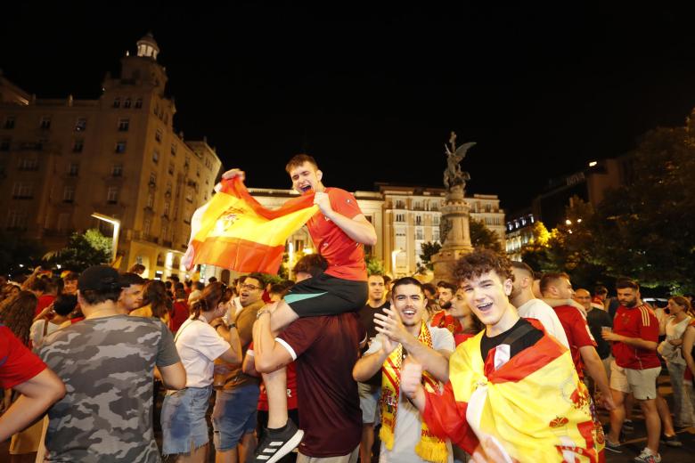 Imagen de la plaza de España de Zaragoza