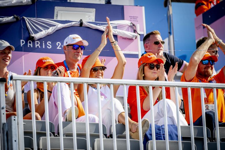 King Willem-Alexander, Princess Amalia, Princess Alexia and Queen Maxima during Olympic Games Paris 2024 Olympic Games, Day Four, Paris, France - 30 Jul 2024 *** Local Caption *** .