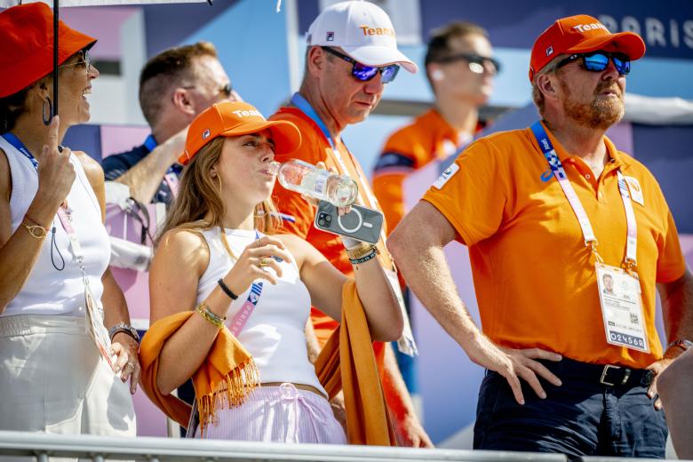 King Willem-Alexander and Princess Alexia during Olympic Games Paris 2024 Olympic Games, Day Four, Paris, France - 30 Jul 2024 *** Local Caption *** .