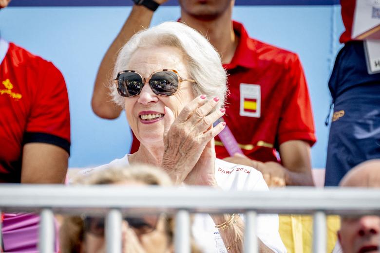 Princess Anne attends the rowing, 2024 Paris Olympics, France - 31 Jul 2024