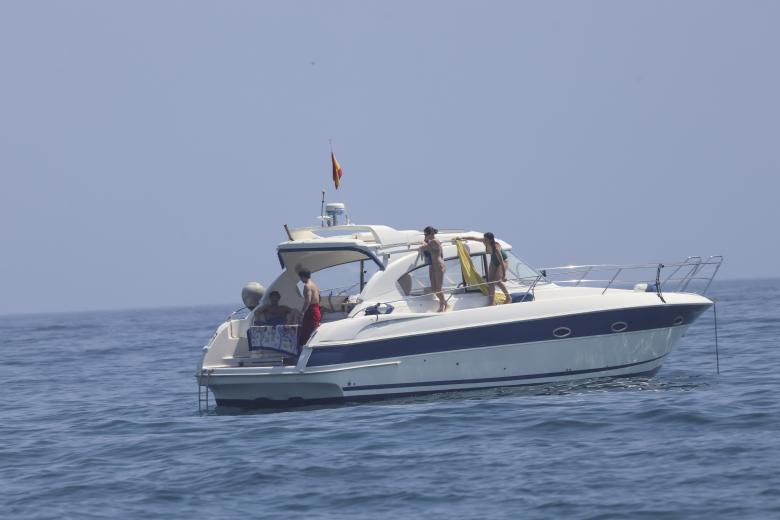 Belen Corsini and Carlos Fitz James in Marbella, 4 agosto 2024