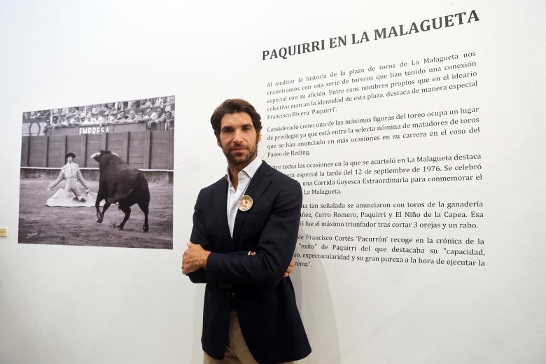 Cayetano Rivera Ordoñez during inauguration exposicion Paquirri in Malaga 07 August 2024