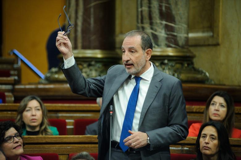 La candidata socialista a la alcaldía de Girona, Silvia Paneque, y el  líder del PSC, Salvador Illa, a su llegada a una reunión sobre la cumbre de la sequía, en el Palau de la Generalitat, a 31 de marzo de 2023, en Barcelona, Catalunya (España). Govern y oposición se reúnen hoy para buscar consenso y abordar medidas para hacer frente a la actual situación de sequía.
31 MARZO 2023;BARCELONAÇ;CATALUNYA;CUMBRE SEQUÍA
David Zorrakino / Europa Press
(Foto de ARCHIVO)
31/3/2023