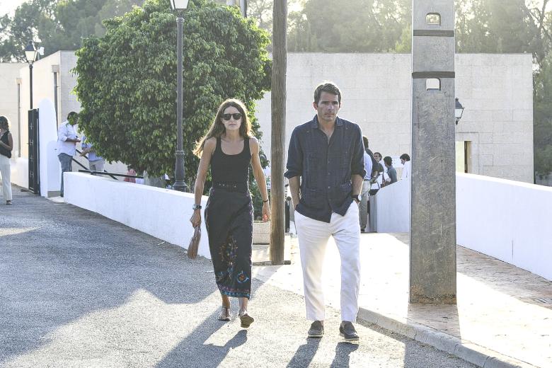 Alfonso Aznar during the mortuary of Gomez Acebo in Mallorca. August 12 2024