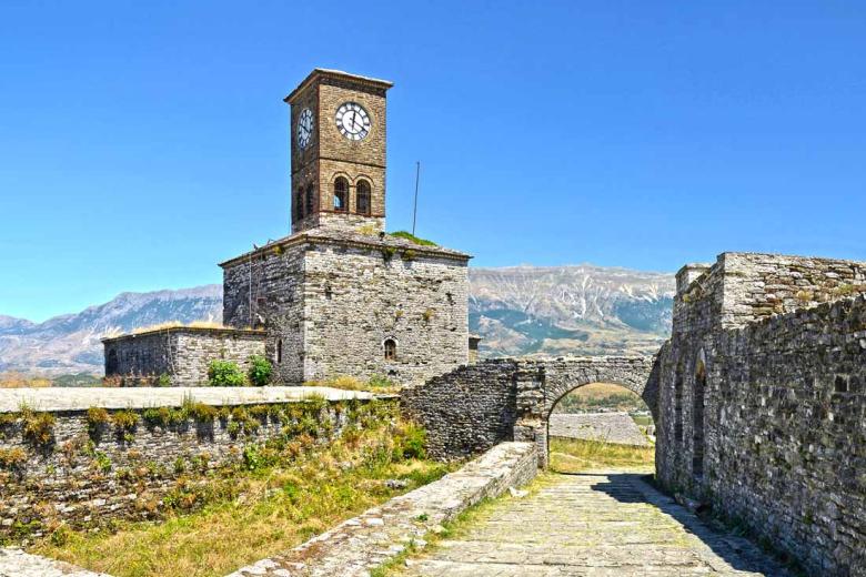 Interior del Castillo de Gjirokastra, Patrimonio Unesco de Albania