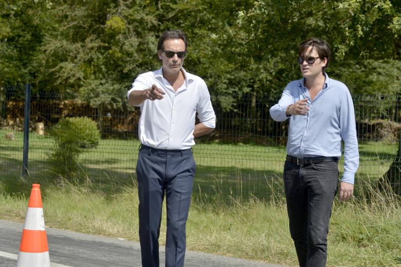 French actor Anthony Delon arrives at his father's property to attend a private funeral ceremony of late French actor Alain Delon La Brulerie in Douchy, 
Douchy, FRANCE -24/08/2024//GELYPATRICK_10601/Credit:PATRICK GELY/SIPA/2408241400 *** Local Caption *** .