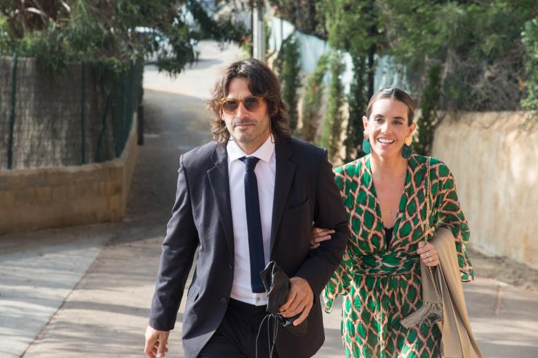 Ona Carbonell during wedding Jordi Cruz and Rebeca Lima in Blanes 24 August 2024