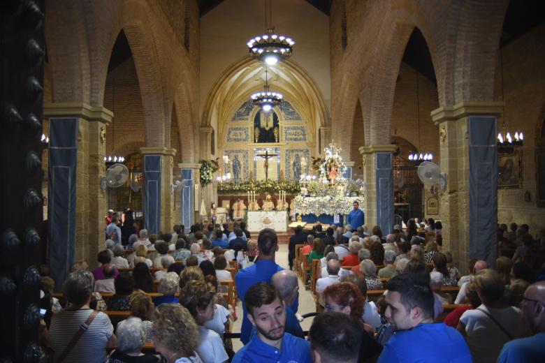 Misa con motivo de la solemnidad de Nra. Sra. de la Fuensanta presidida por el obispo de Córdoba, Demetrio Fernández