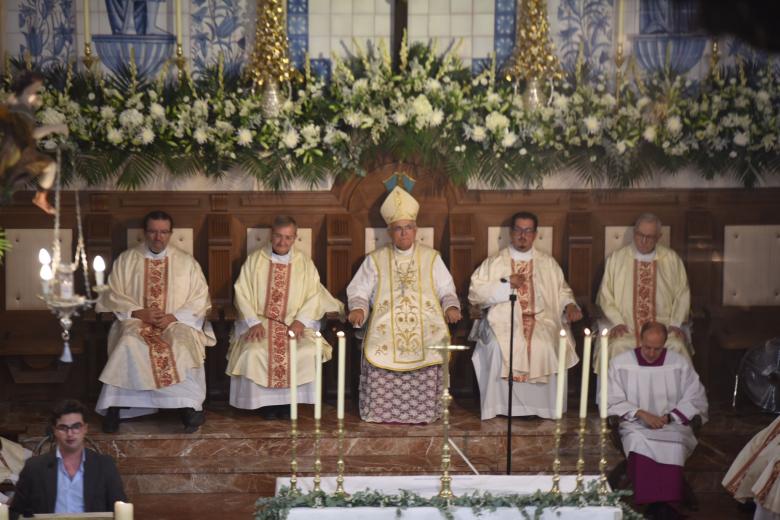 Misa con motivo de la solemnidad de Nra. Sra. de la Fuensanta presidida por el obispo de Córdoba, Demetrio Fernández