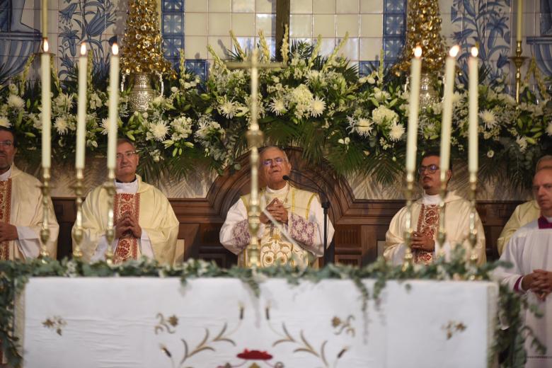 Misa con motivo de la solemnidad de Nra. Sra. de la Fuensanta presidida por el obispo de Córdoba, Demetrio Fernández