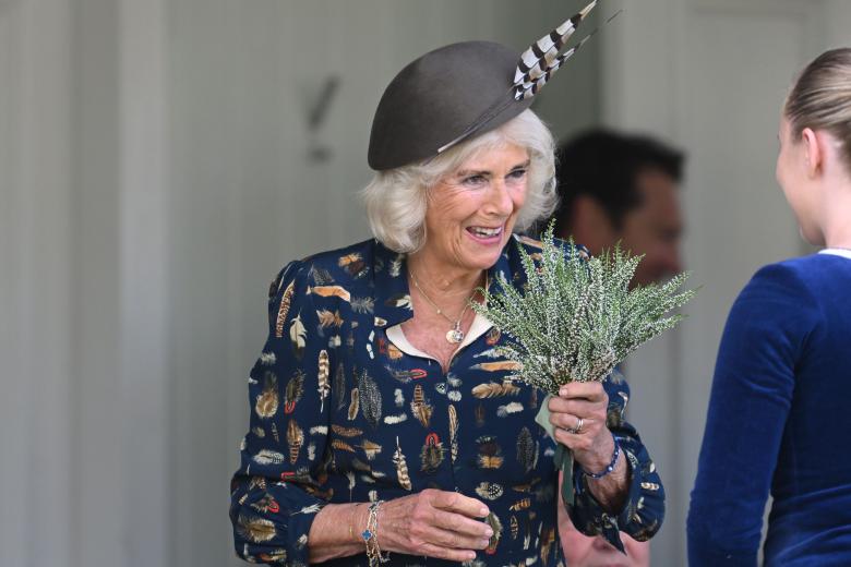 King Charles and Queen Camilla at the Braemar Highland Gathering 2024 Braemar United Kingdom 07 September 2024//ROOKETIM_DSC_1373/Credit:Tim Rooke/SIPA/2409071635 *** Local Caption *** .