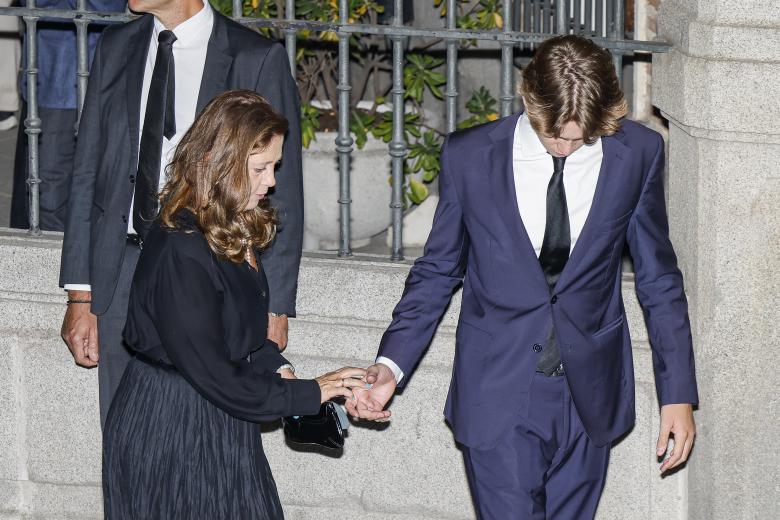 during funeral of Juan Gomez Acebo in Madrid on Sunday, 8 September 2024.