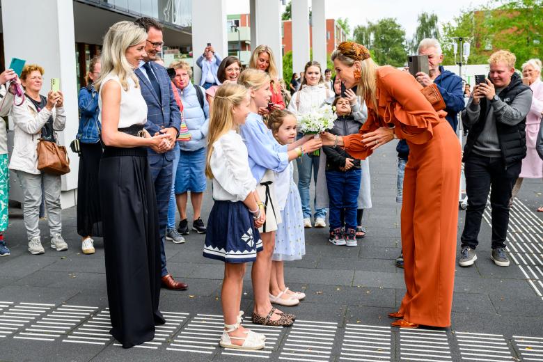 Point de Vue Out
Mandatory Credit: Photo by Shutterstock (14709588d)
Queen Maxima during the opening of outpatient clinic of the Dutch Endometriosis Clinic of the Reiner de Graaf Hospital in Delft.
Queen Maxima opens part of Reiner de Graaf Hospital, Delft, The Netherlands - 10 Sep 2024 *** Local Caption *** .