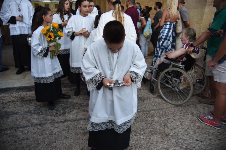 La procesión de la Virgen de Villaviciosa, en imágenes