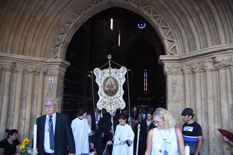 La procesión de la Virgen de Villaviciosa, en imágenes